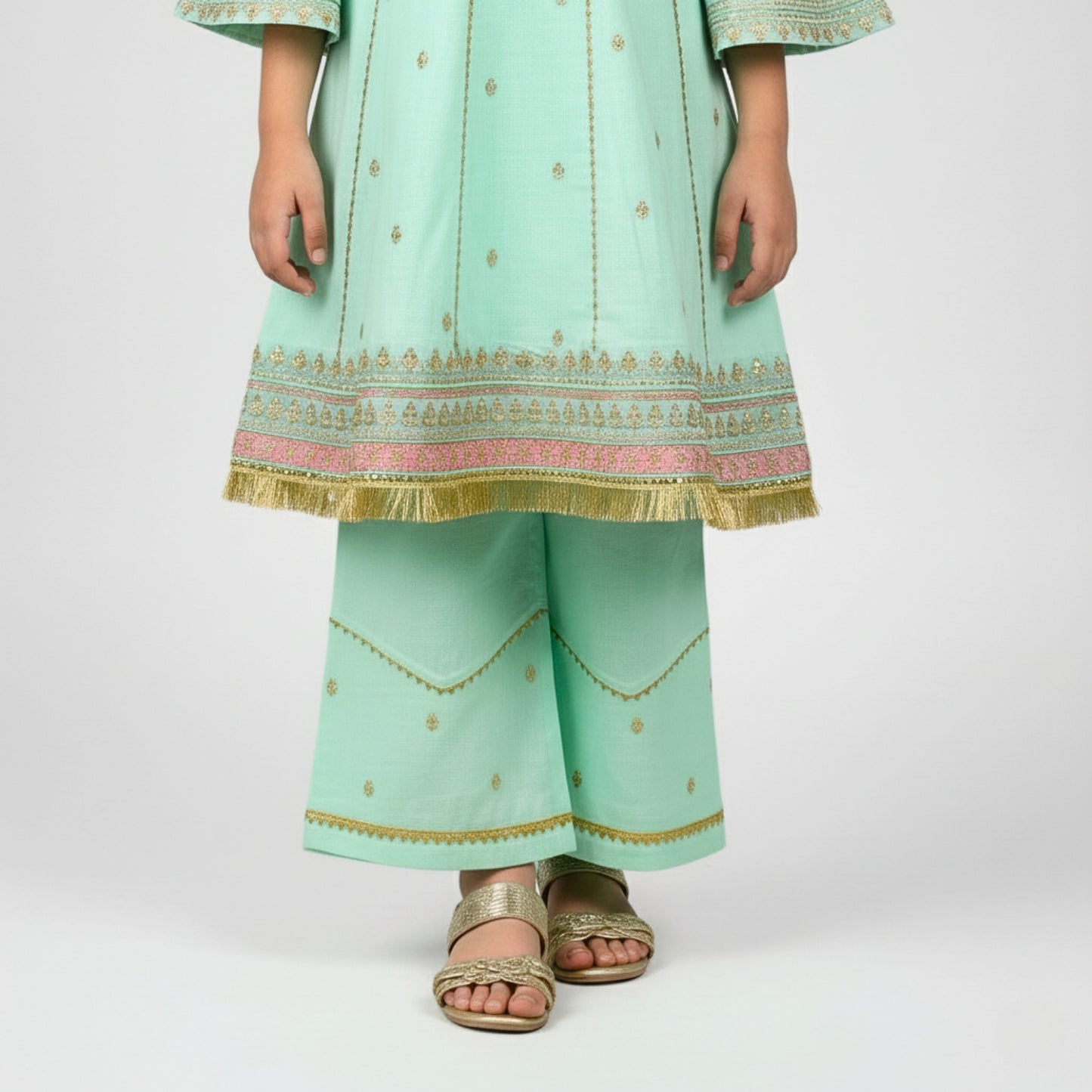 Embroidered Top and Trouser