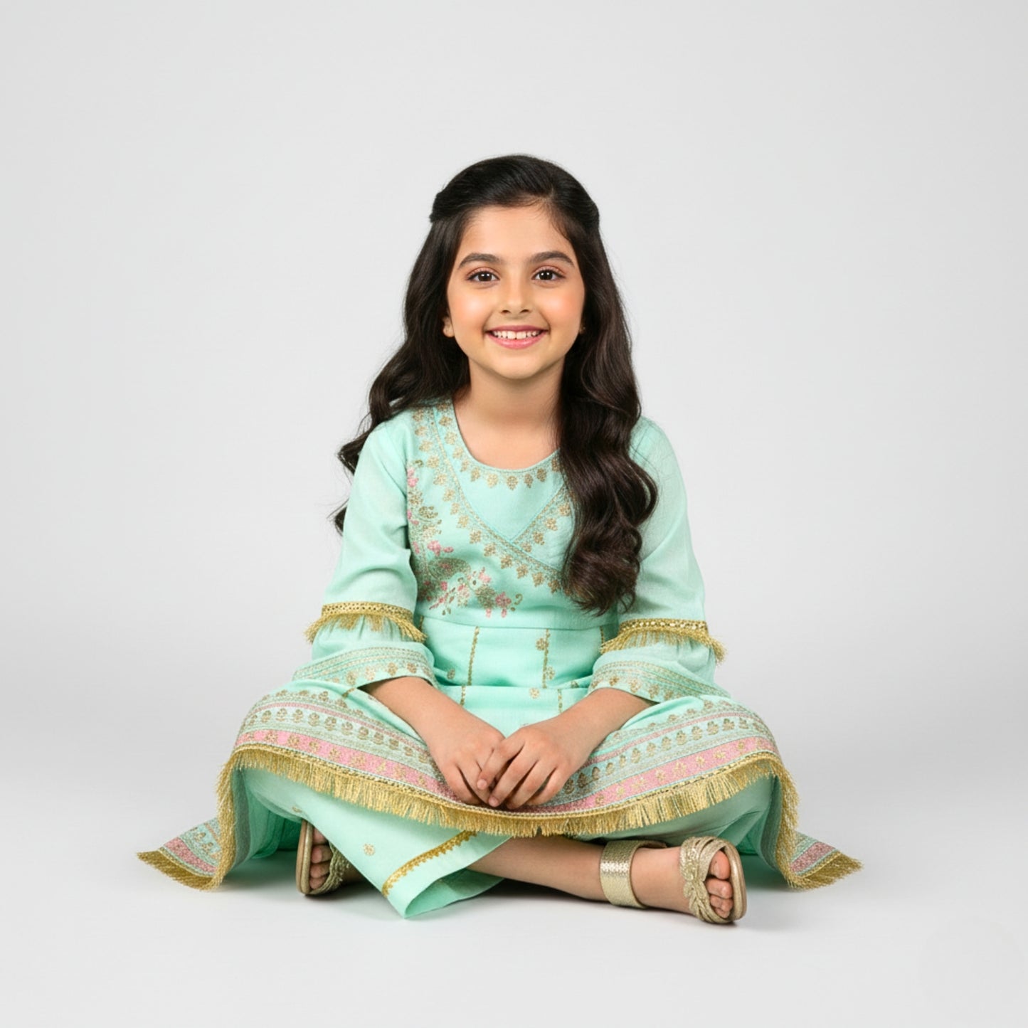 Embroidered Top and Trouser