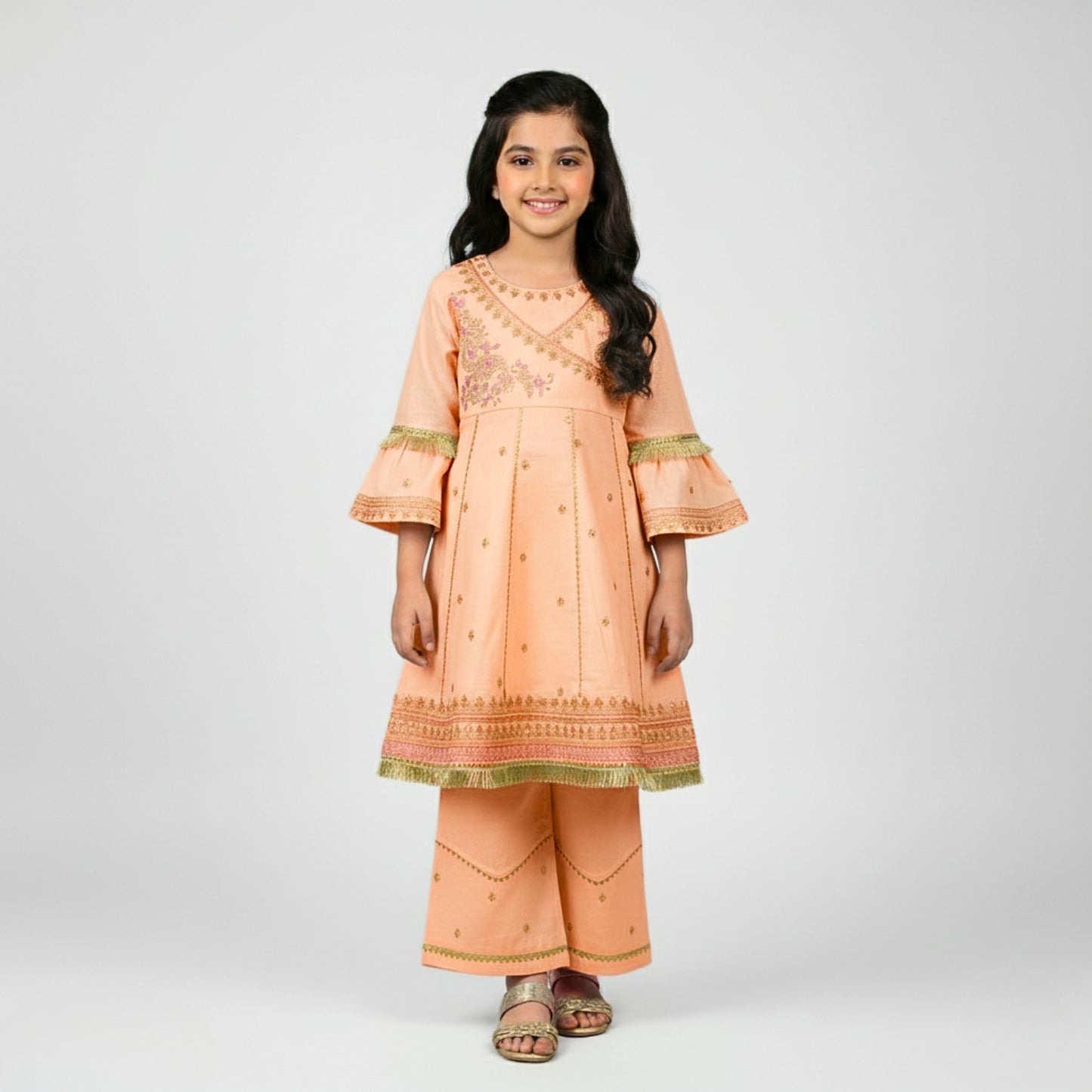 Embroidered Top and Trouser
