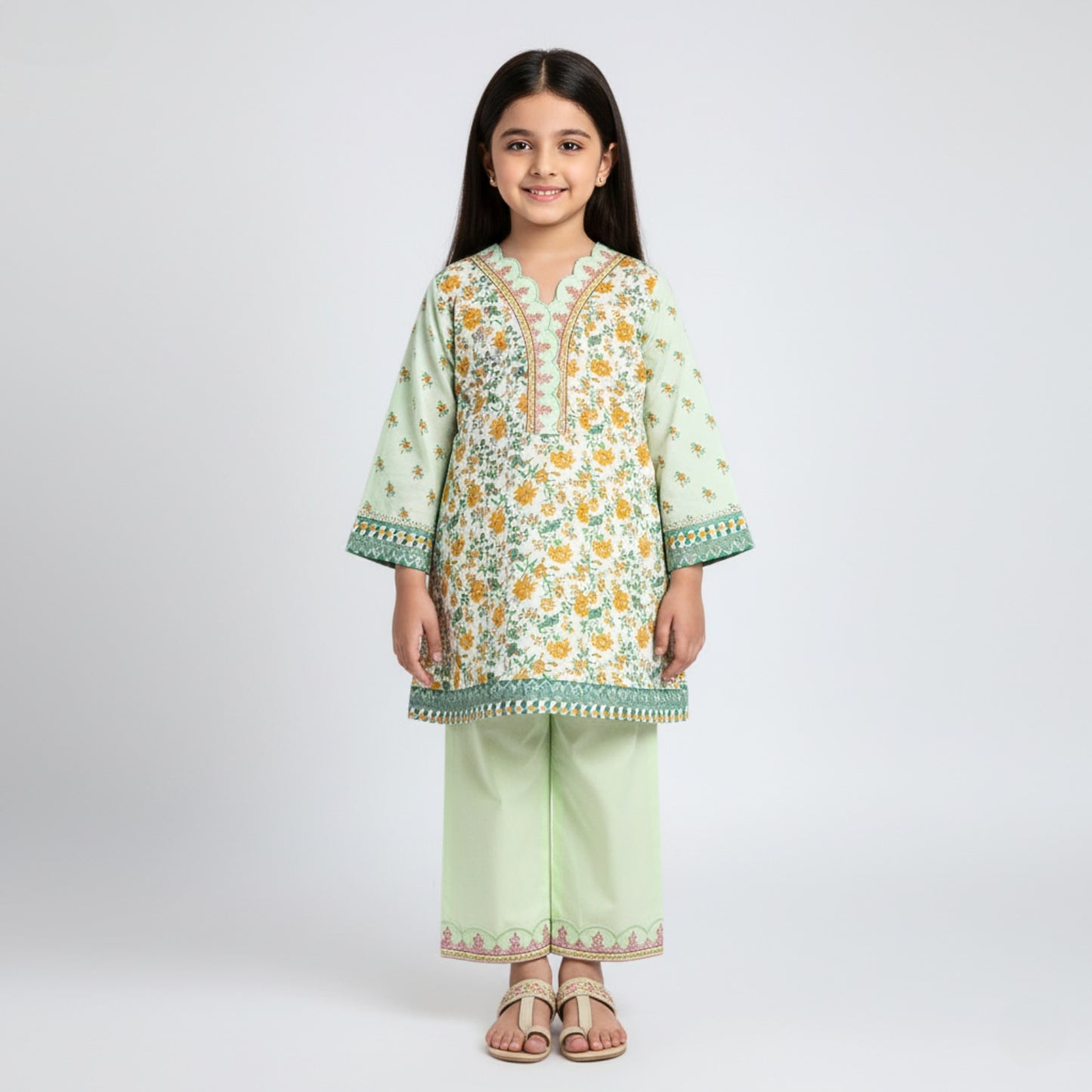 Floral Top and Trouser