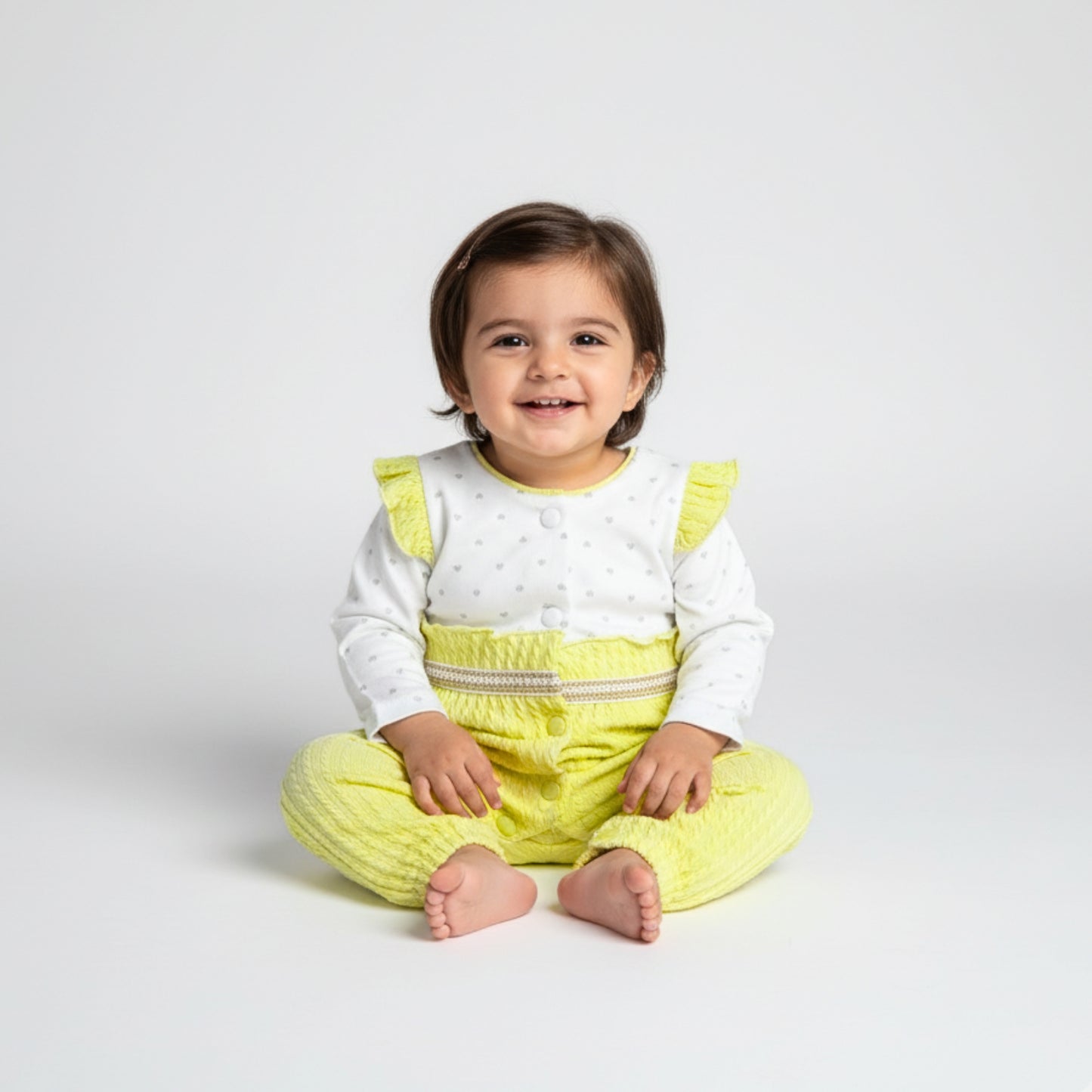 Sweetheart Textured Romper