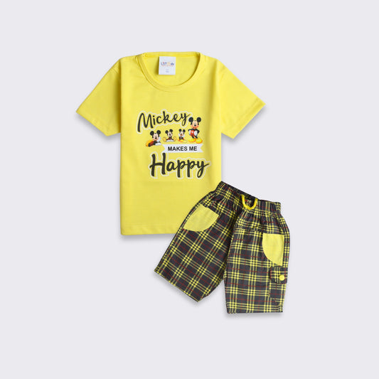 Graphic Tee with Shorts