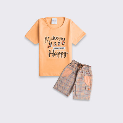 Graphic Tee with Shorts