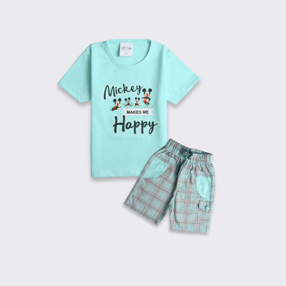 Graphic Tee with Shorts