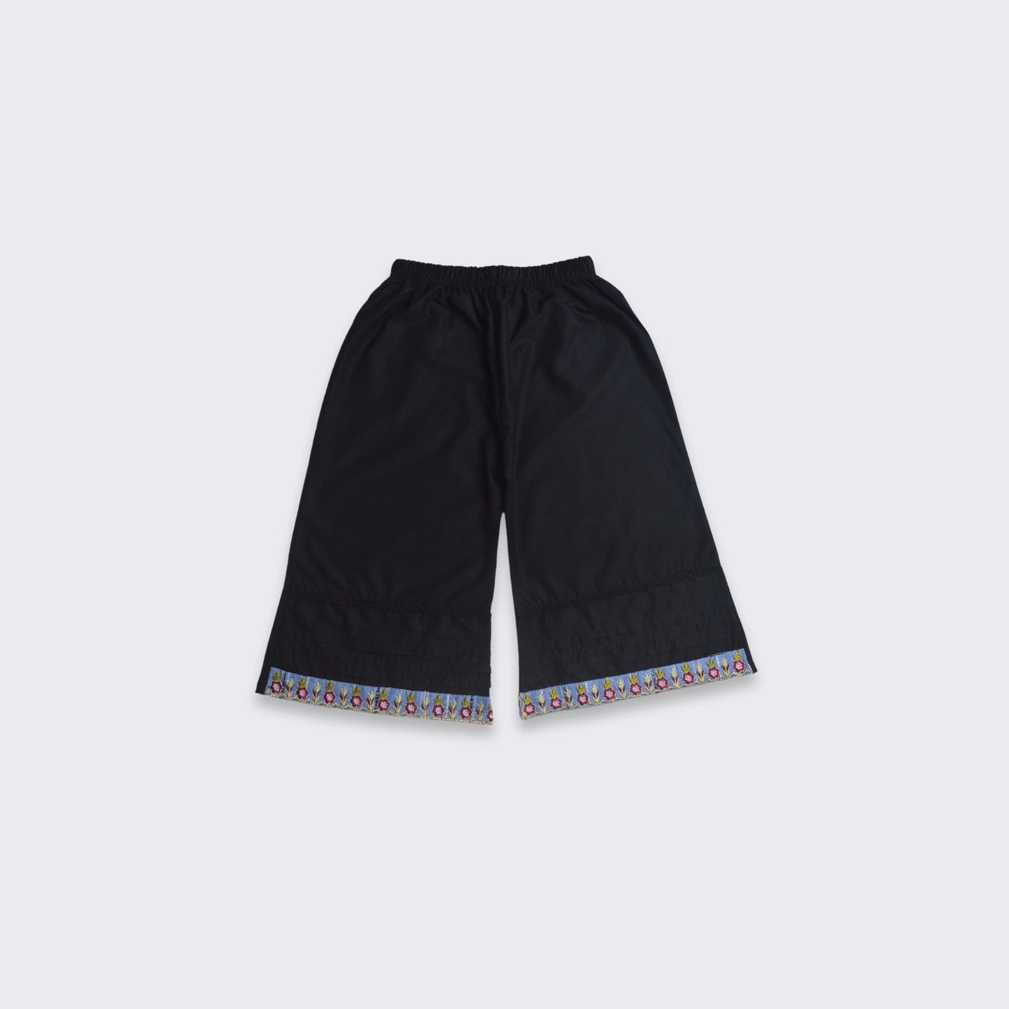 Embroidered Frock with Black Trouser