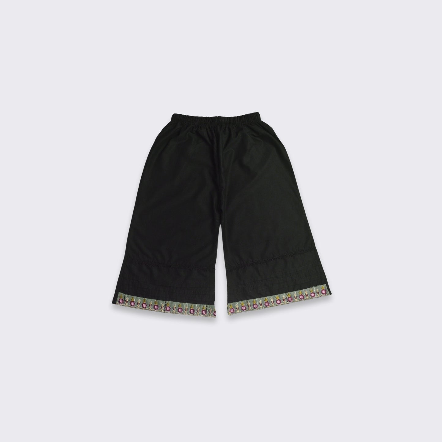 Embroidered Frock with Black Trouser