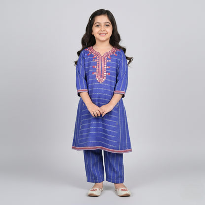 Embroidered Top and Trouser