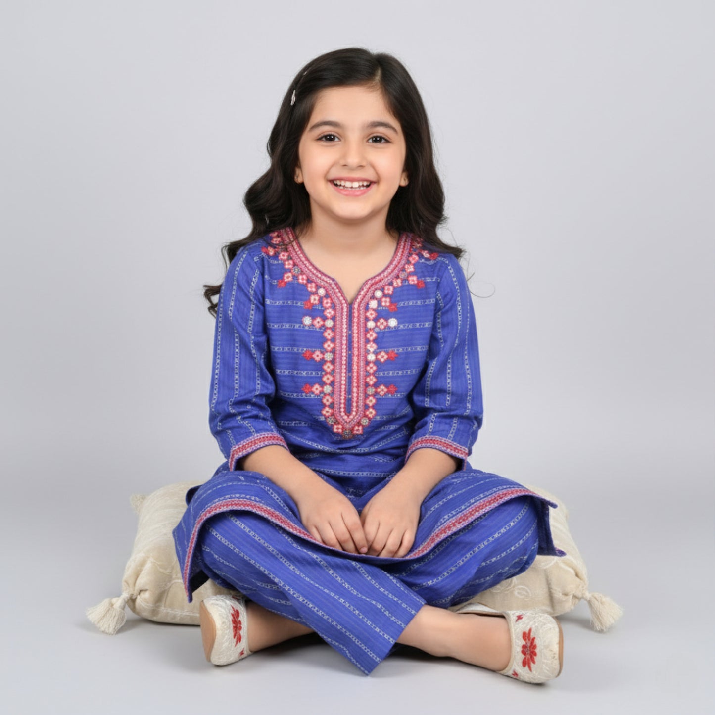 Embroidered Top and Trouser