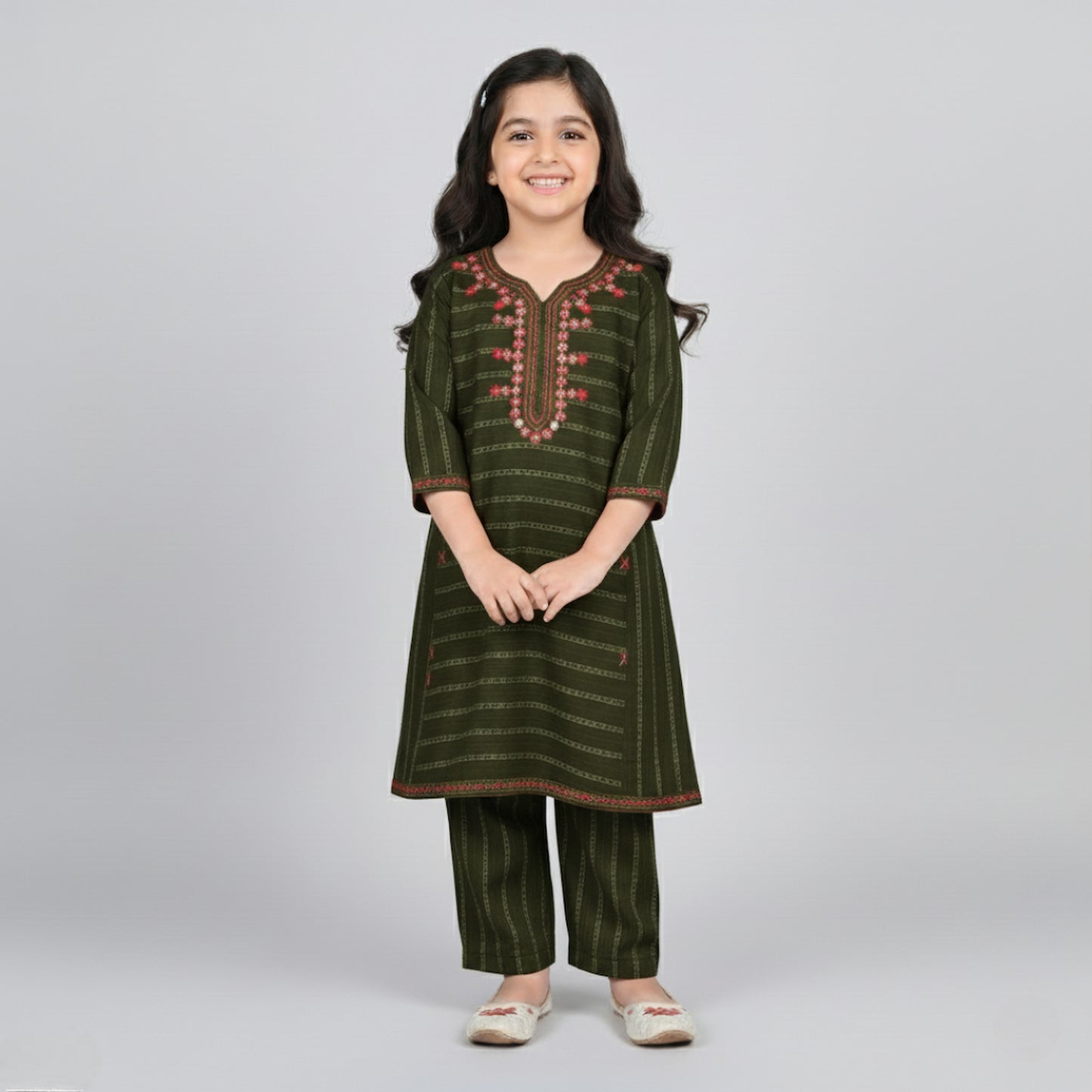 Embroidered Top and Trouser