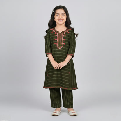Embroidered Top and Trouser