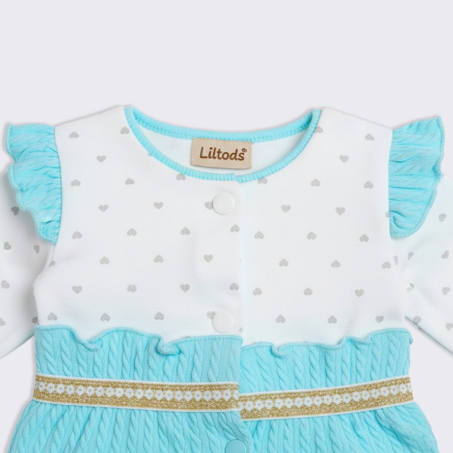 Sweetheart Textured Romper