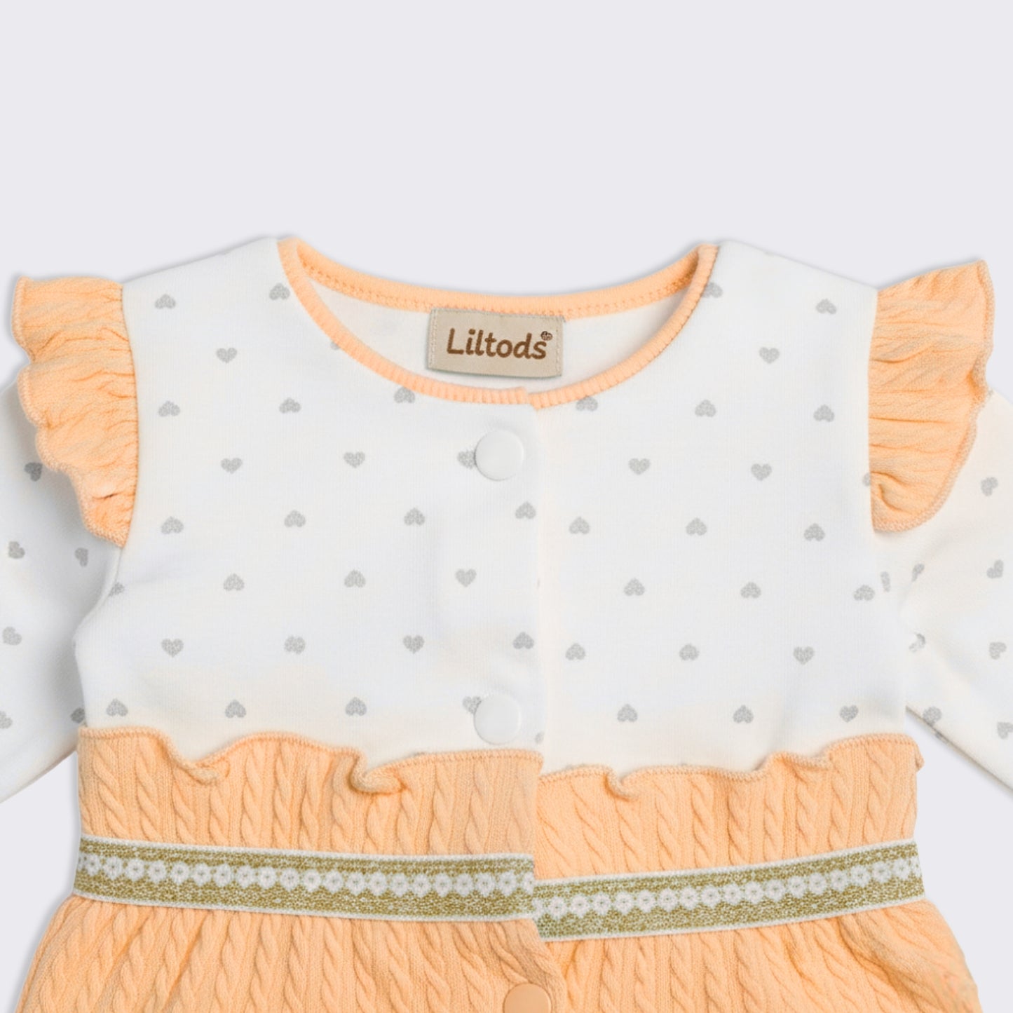 Sweetheart Textured Romper