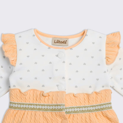 Sweetheart Textured Romper